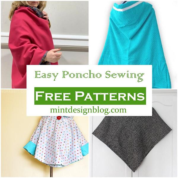 Free Easy Poncho Sewing Patterns
