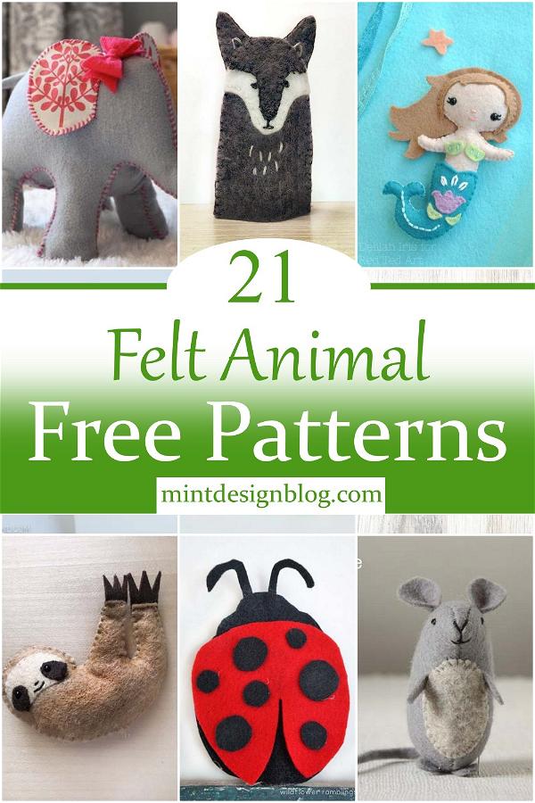 Free Felt Animal Patterns 2