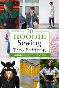 20 Free Hoodie Sewing Patterns For Everyone - Mint Design Blog