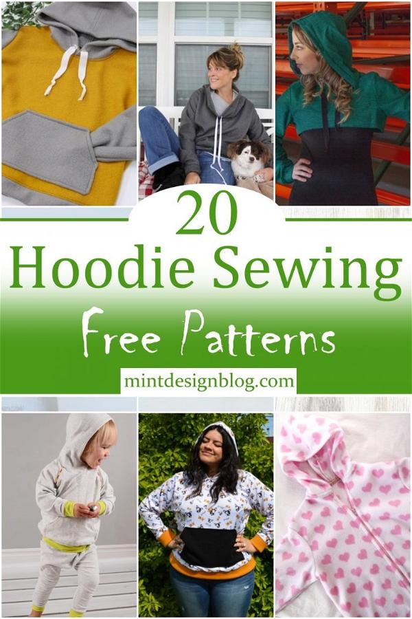 20 Free Hoodie Sewing Patterns For Everyone - Mint Design Blog