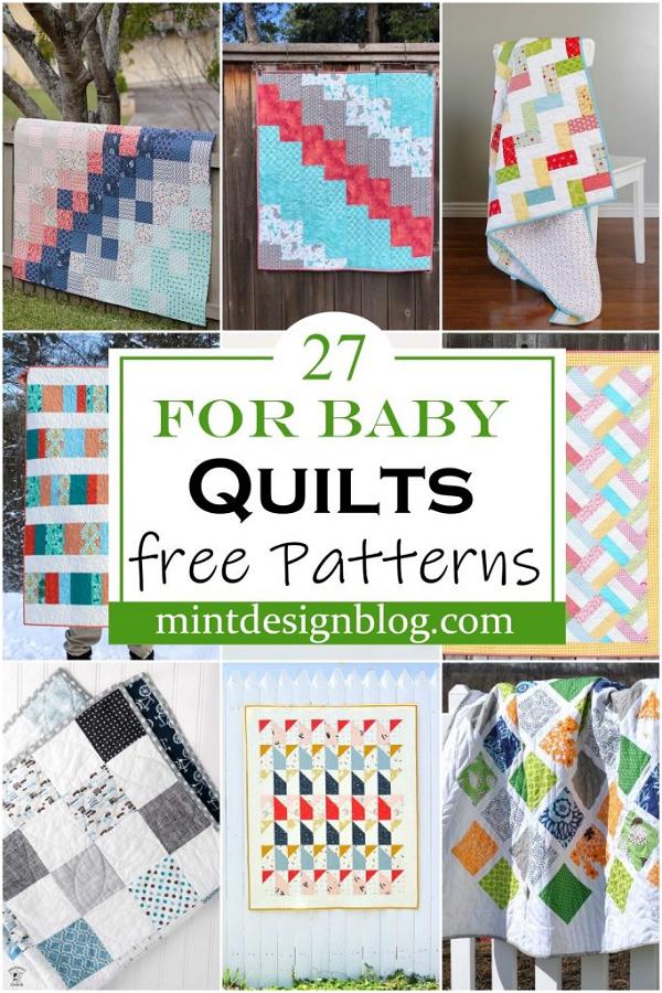 27 Free Patterns For Baby Quilts - Mint Design Blog