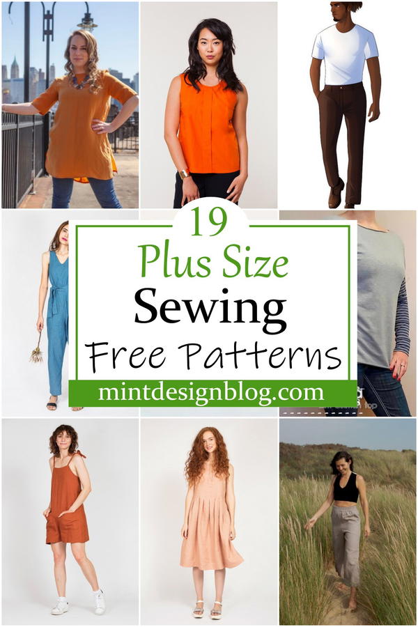 19 Plus Size Sewing Patterns For Beginners - Mint Design Blog