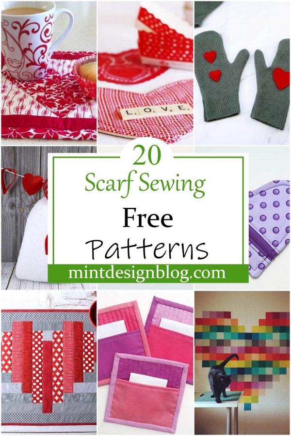 20 Free Scarf Sewing Patterns For Ladies - Mint Design Blog