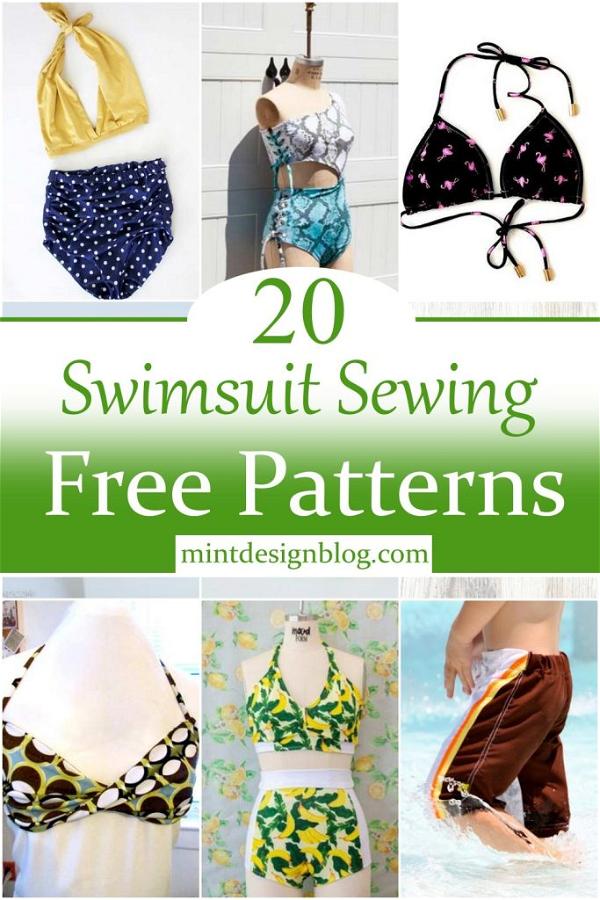 20 Free Swimsuit Sewing Patterns For Everyone Mint Design Blog