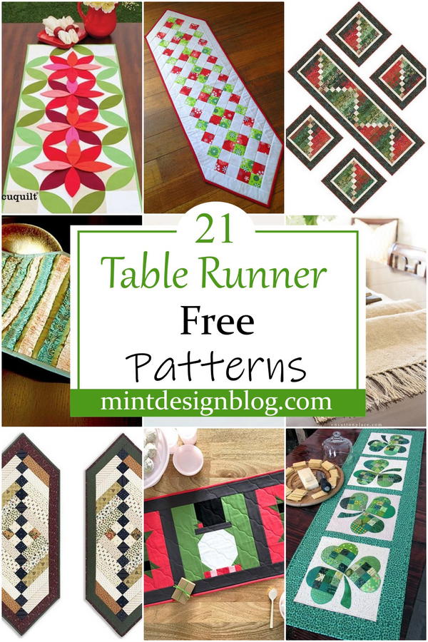 Free Table Runner Patterns 1