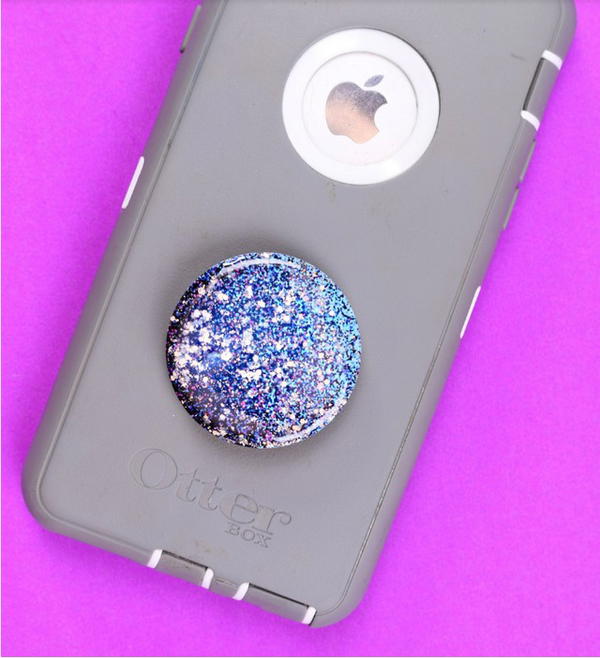 Galaxy Pop Socket With Mod Podge