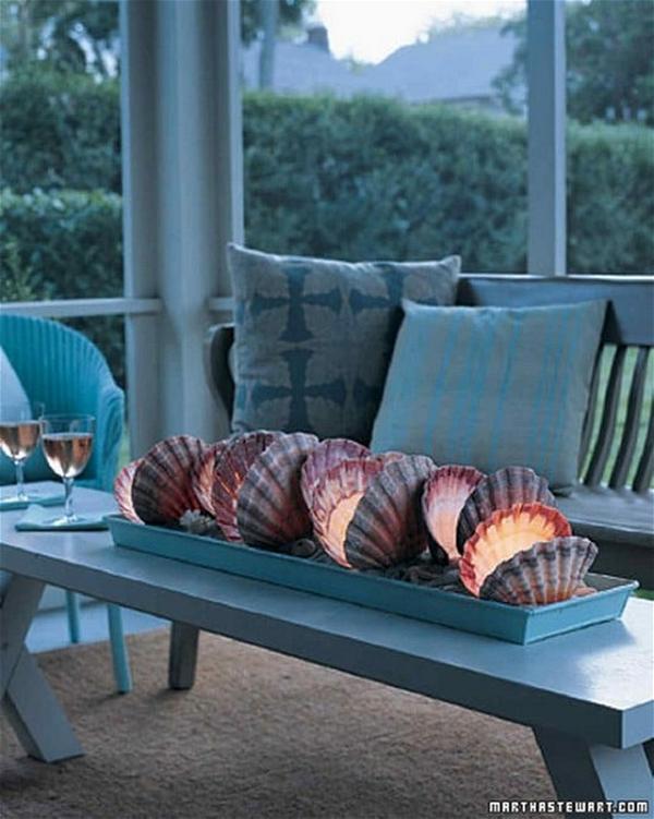 Glowing Seashell Table Lantern