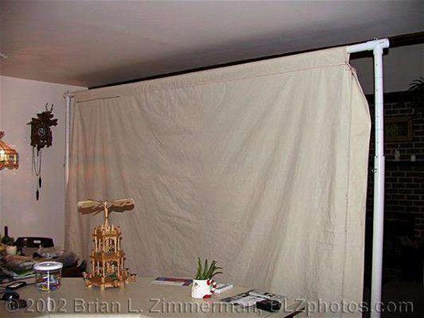 Homemade Cheap DIY Backdrop Stand