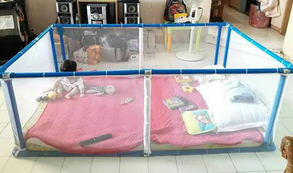 How To DIY Playpen For Kids