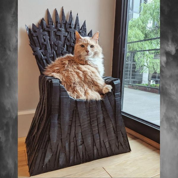 How To Make A Throne Chair Out Of Cardboard