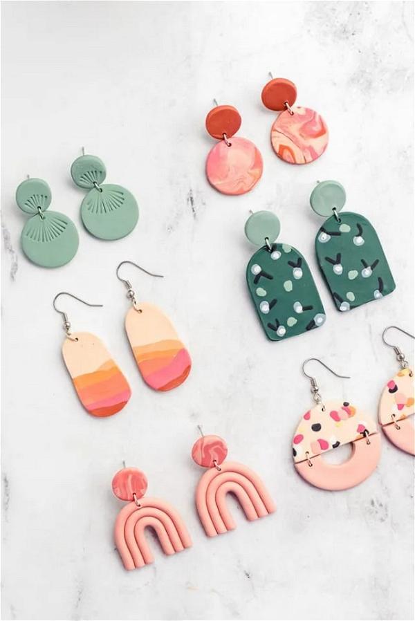 How To Make Polymer Clay Earrings