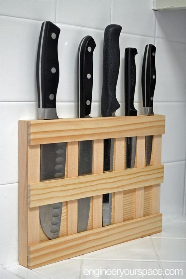 Kitchen Knife Holder Idea