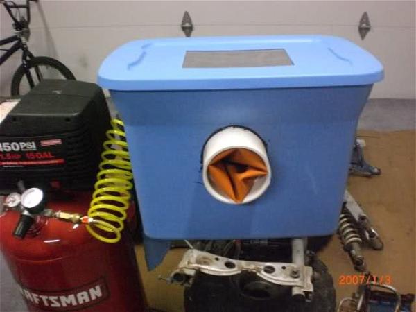 Large Sandblasting Cabinet Idea