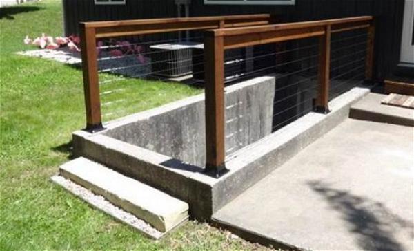 Low Budget Railing for stairs