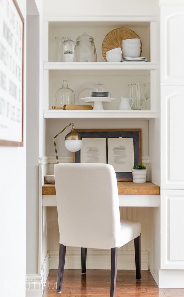 Make Floating Desk With Storage