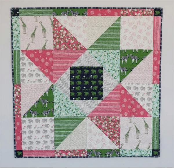 Patchwork Star Baby Quilt