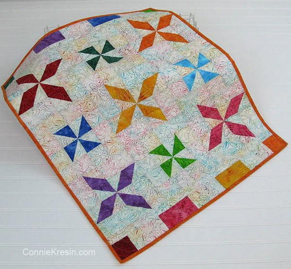 Pinwheel Batik Quilt Tutorial