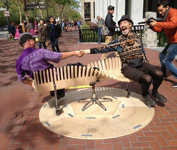 Playful Bench Go Round