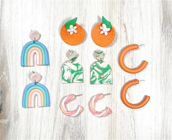 Polymer Clay Earrings DIY