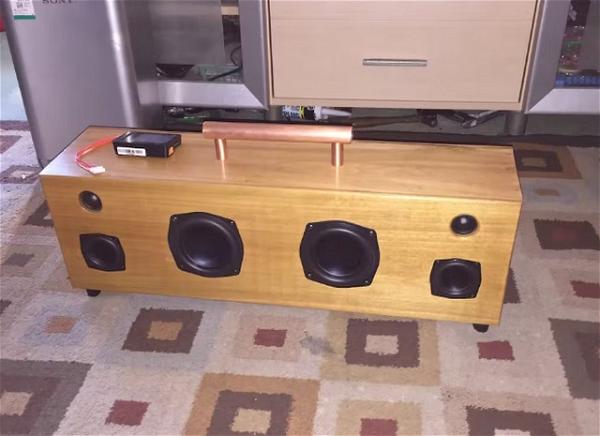 Portable DIY Boombox With Bluetooth