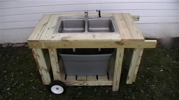 Portable Sink For Garden