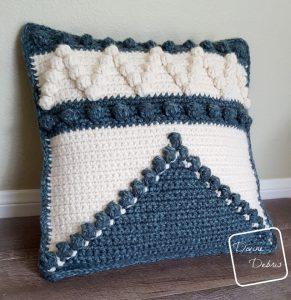 27 Crochet Bobble Pillow Patterns Free - Mint Design Blog