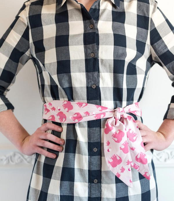 How To DIY A Fabric Belt