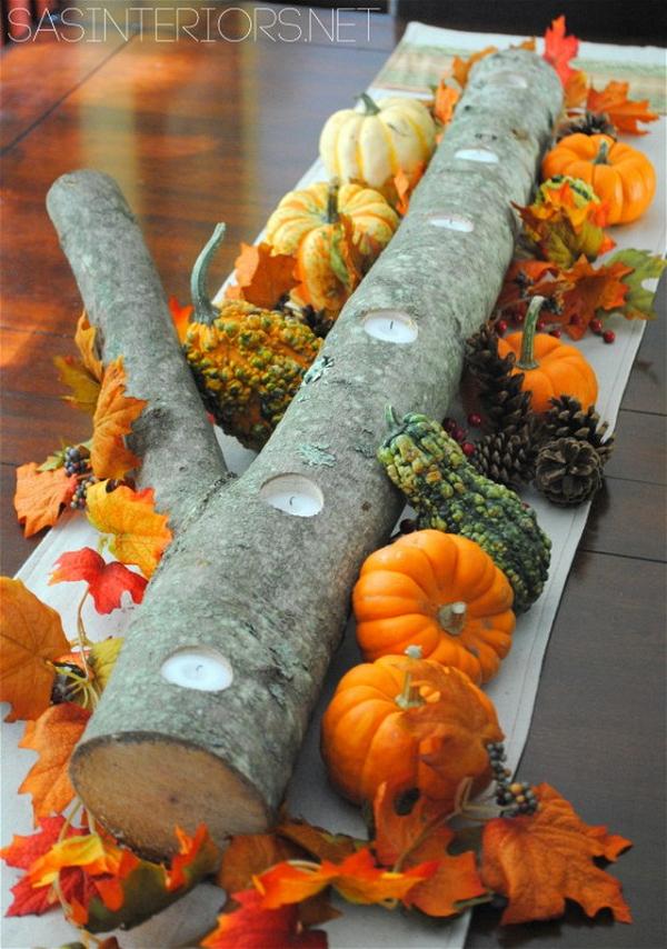 Simple Thanksgiving Centerpiece In 5 Minutes