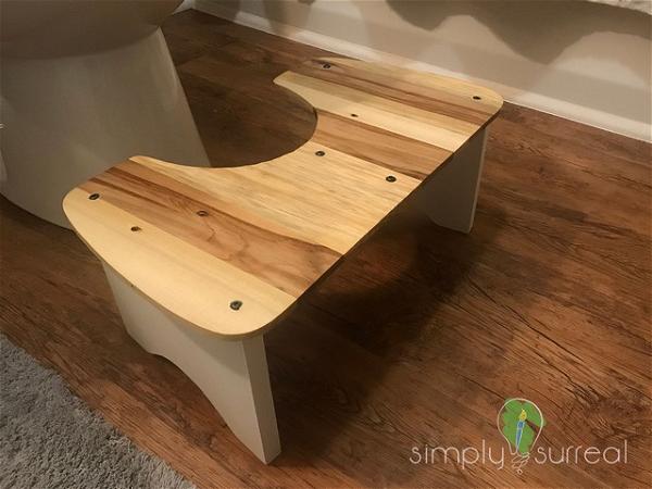 Small Squatty Potty Pallet Project