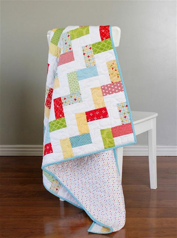 Stairway Baby Quilt A Free Quilt Pattern