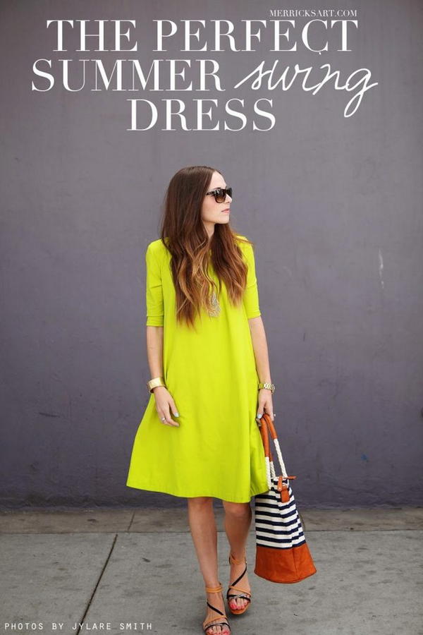 The Perfect Summer Swing Dress