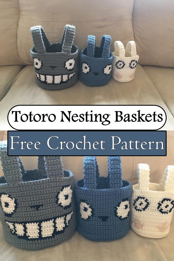 Totoro Nesting Baskets