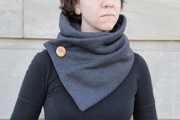 Turn A Sweatshirt Into A Cowl