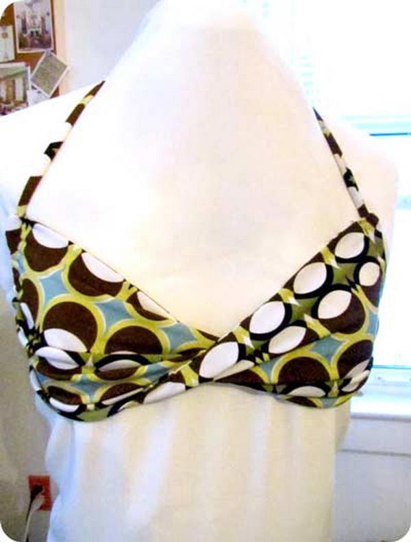 Twist And Tie Bikini Top Pattern