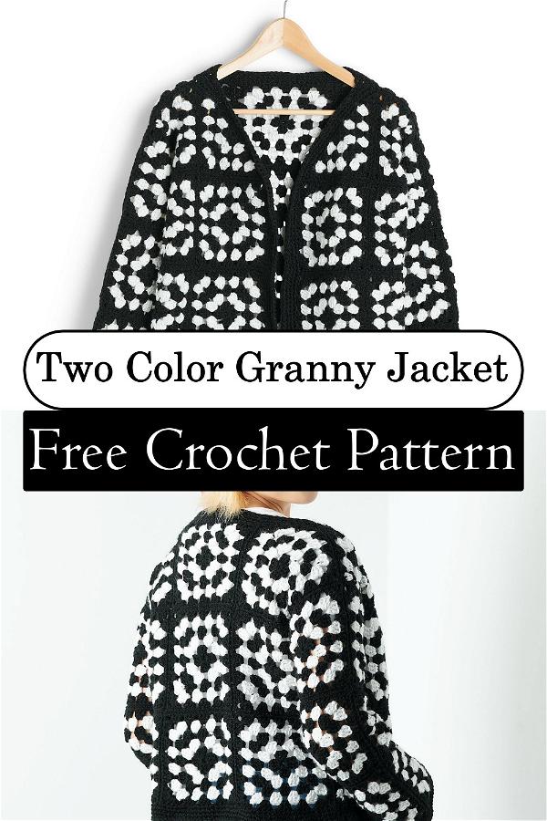 Two Color Granny Jacket