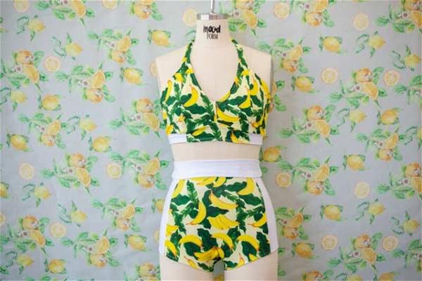 Two Piece High Waisted Swimsuit