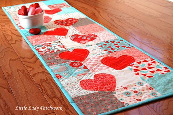 Valentine’s Day Table Runner