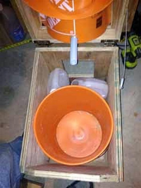 Waste Separating Bucket Toilet