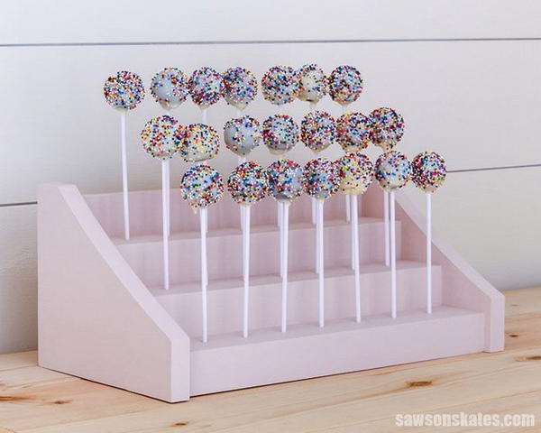 Wood DIY Cake Pop Stand