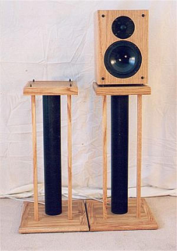 Wood Speaker Stand Idea
