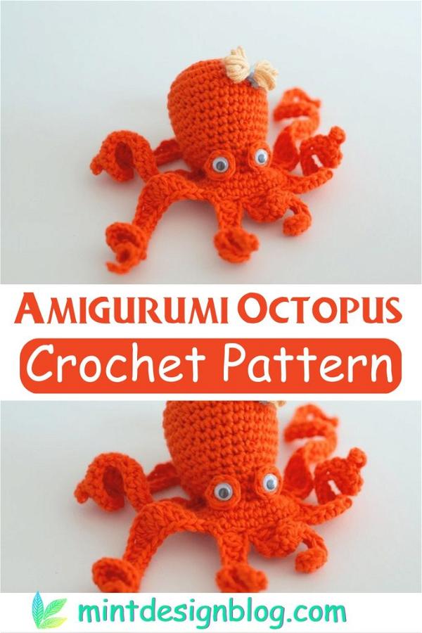 30 Free Crochet Octopus Patterns For Home Gift-Giving - Mint Design Blog