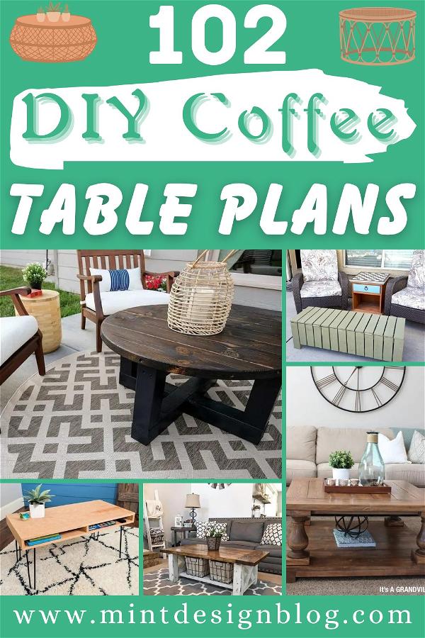 102 DIY Coffee Table Plans