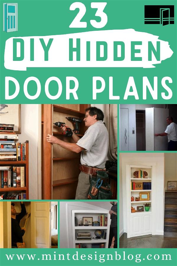 23 DIY Hidden Door Plans You Can Build Easily