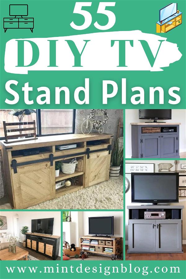 55 DIY TV Stand Plans You Can Build Today