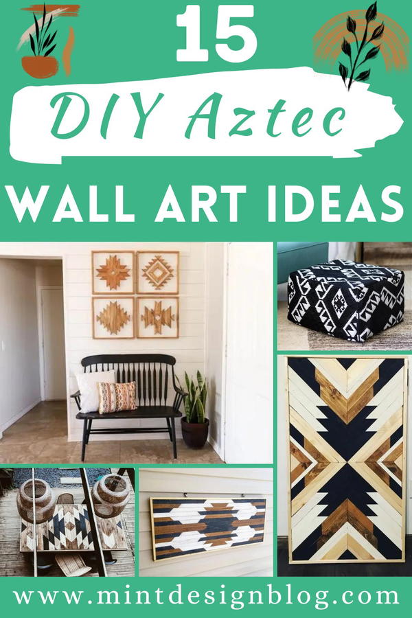 DIY Aztec Wall Art Ideas