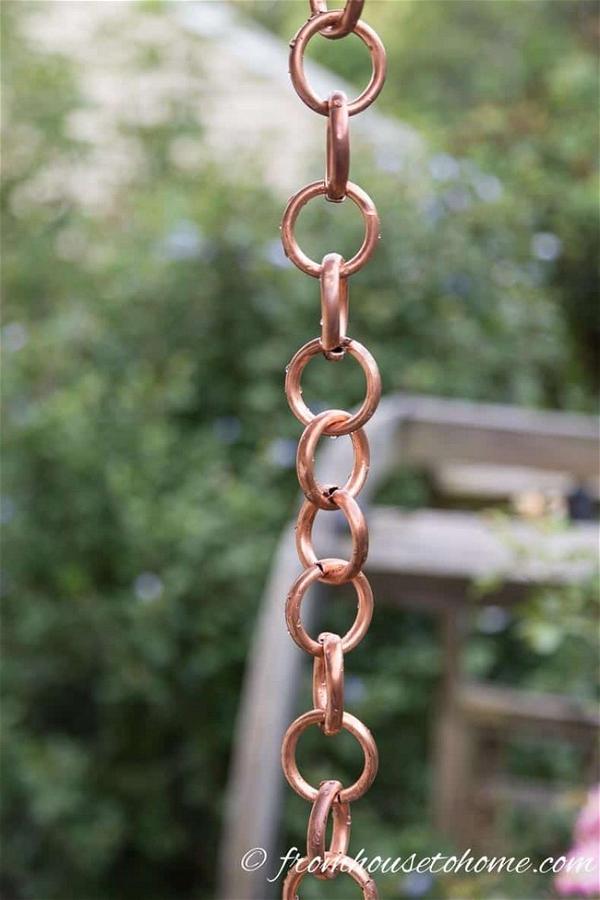 DIY Copper Rain Chain