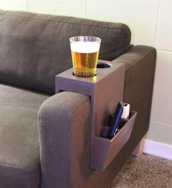 DIY Cup Holder For Chair