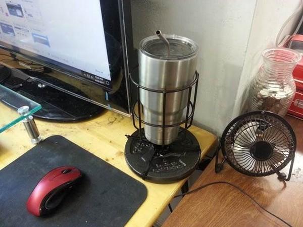 DIY Desk Cup Holder