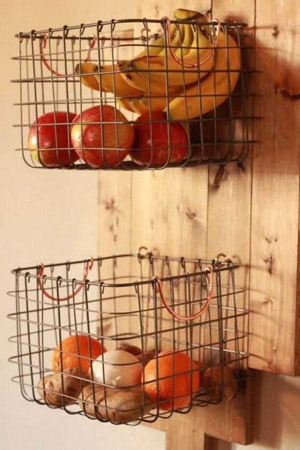 DIY Hanging Fruit Basket