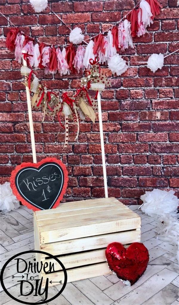 DIY Kissing Booth Photography Prop